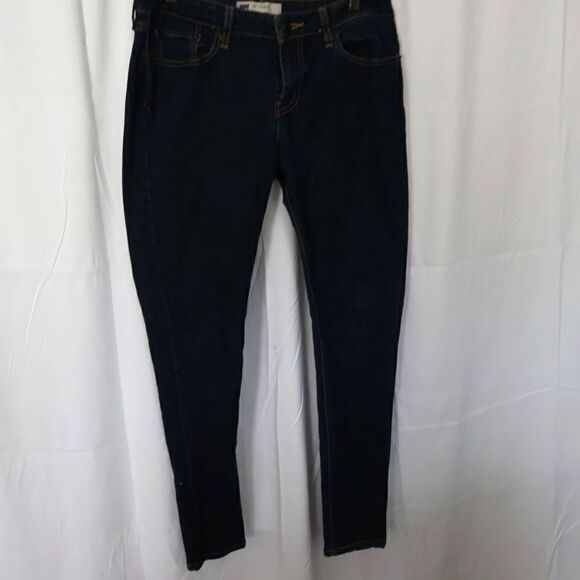 Levi's 535 Five Pocket Jean, Size 13M, Dark Wash, Short Rise, Skinny Leg - Picture 1 of 11